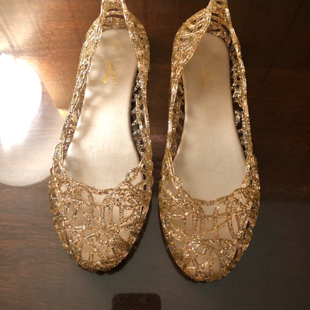 Size 9 Jelly Flats